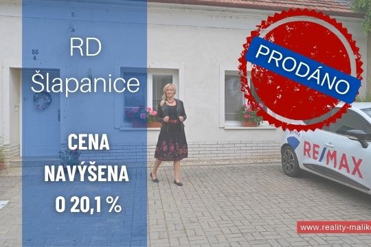 PRODÁNO Prodej domu Šlapanice 174 m2, pozemek 640 m2
